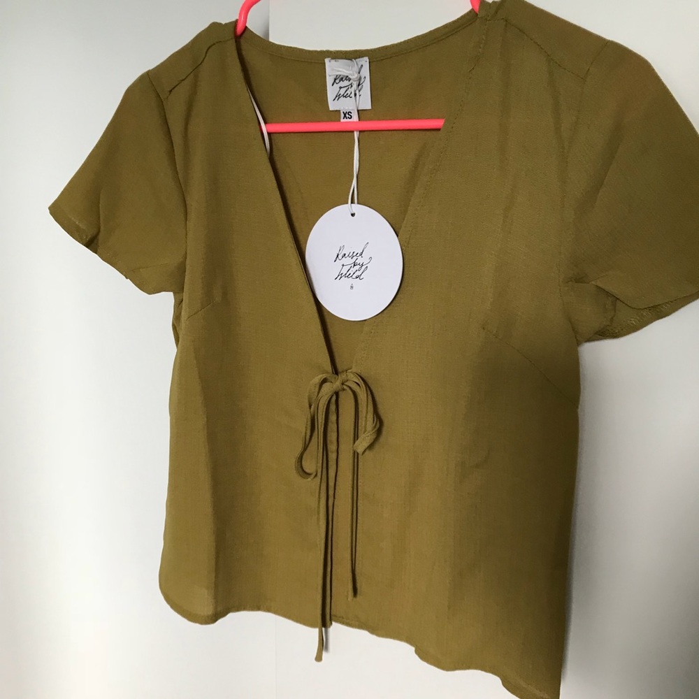 Front tie blouse!